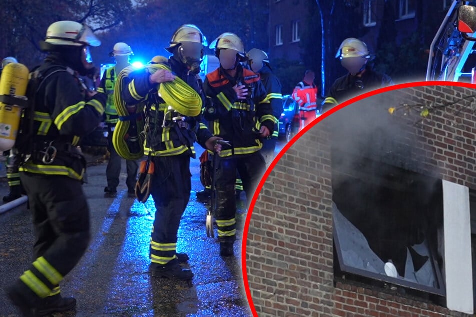 Hamburg: Wohnungsbrand in Barmbek-Nord: Polizei nimmt Bewohner fest