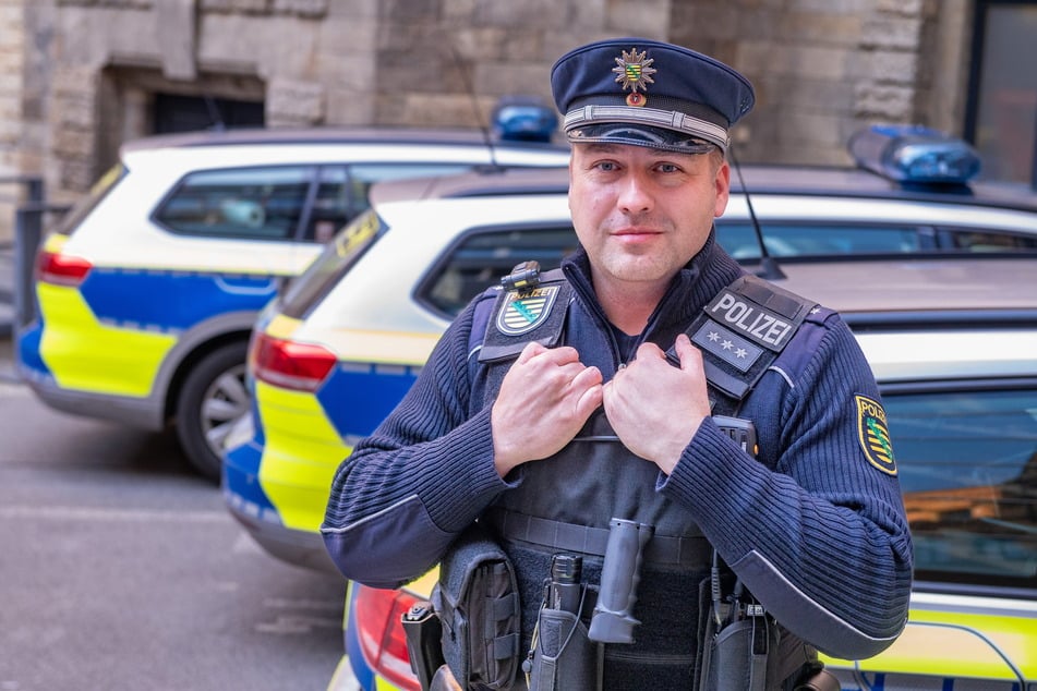 Jens Fritzsche (45) arbeitet bei der Dresdner Polizei.