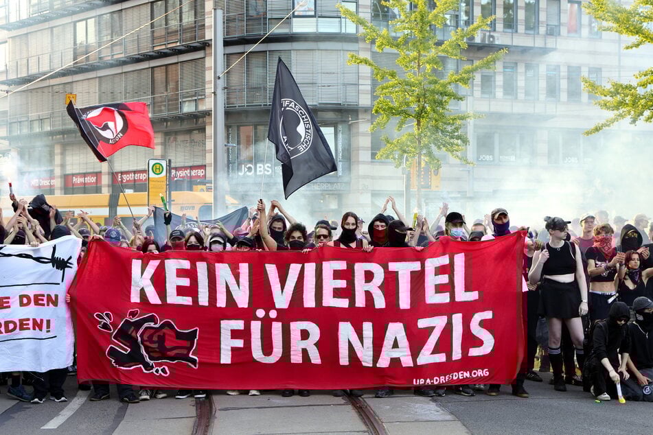 Am Donnerstagabend trafen sich rund 250 Demonstranten am Fetscherplatz.