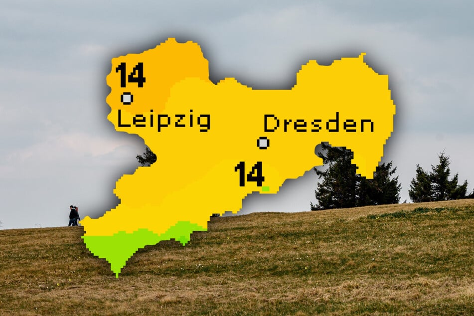 In der neuen Woche wird es in Sachsen zwar mild, aber meistens sehr bewölkt.