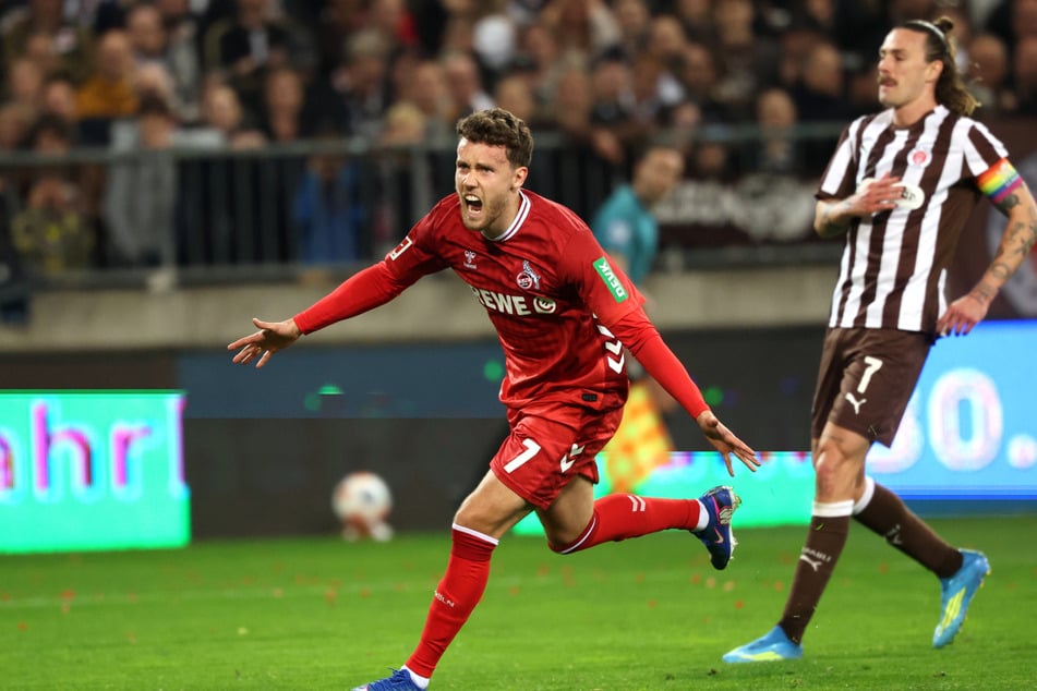 Der eingewechselte Luca Waldschmid sorgte per Elfmeter für den Kölner Ausgleichstreffer.