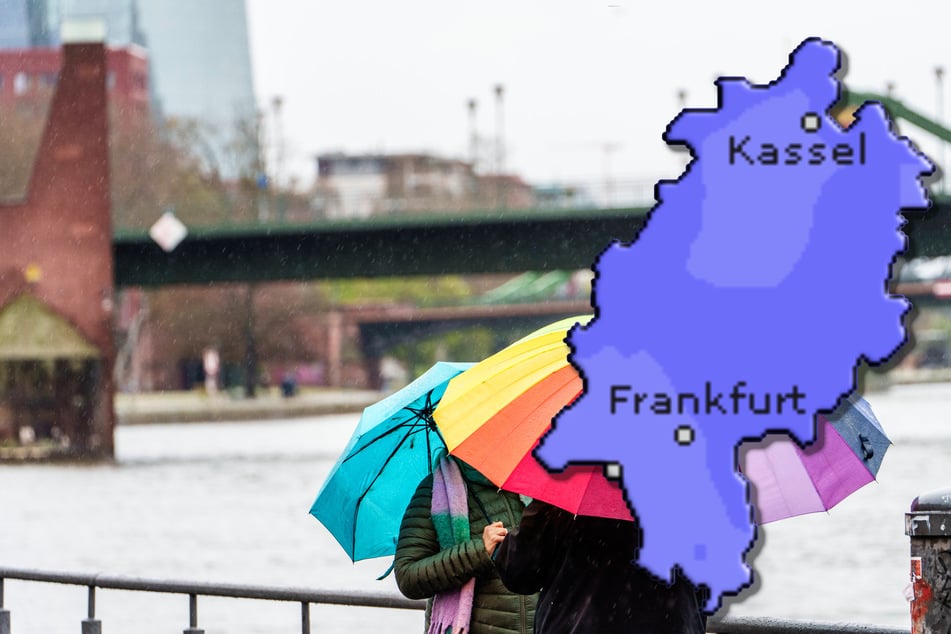 Die Menschen in Frankfurt und ganz Hessen sollten am Pfingstwochenende nicht den Regenschirm zu Hause vergessen. (Symbolbild)