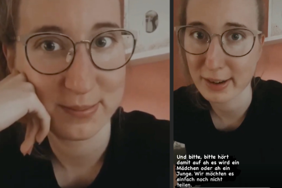 Melissa möchte die Frage nach dem Geschlecht des Kindes nicht beantworten.