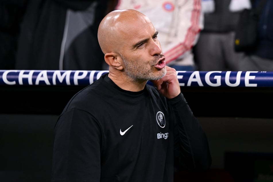 Chealsea-Coach Enzo Maresca (45) regte sich über die Szene auf. Er sah sogar Gelb vom Schiedsrichter.