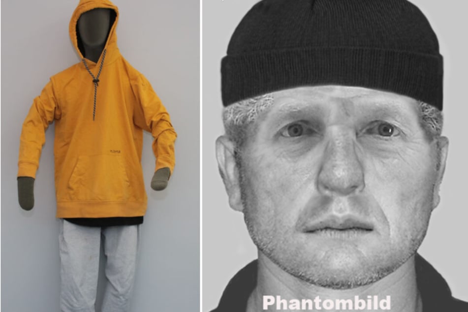 Die Polizei Baden-Württemberg wendet sich nun mit Fotos der Kleidung und einem Phantombild an die Öffentlichkeit.