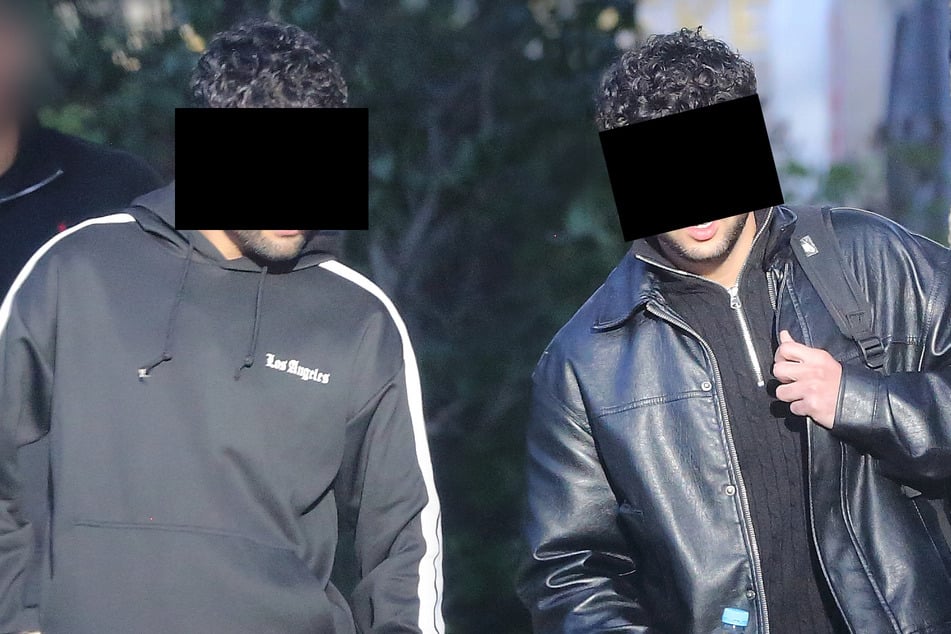 Faraidoon N. (25, l.) und Milad A. (25) landeten am Donnerstag vor dem Bautzner Amtsgericht.