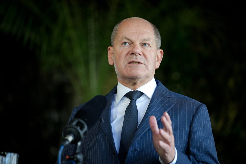 Bundeskanzler Olaf Scholz (66, SPD).