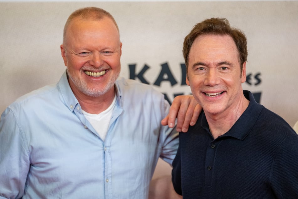 Kehren gemeinsam auf die große Sportbühne zurück: Stefan Raab (59, l.) und Michael "Bully" Herbig (57).