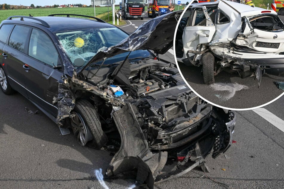 Vollsperrung: Mehrere Verletzte nach Kreuzungscrash im Landkreis Leipzig