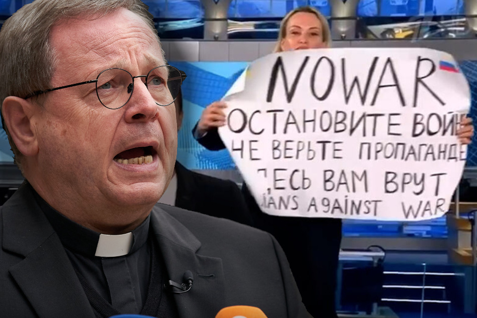 "Wie Jesus": Bischof Bätzing ehrt Plakat-Protestlerin Marina Owsjannikowa