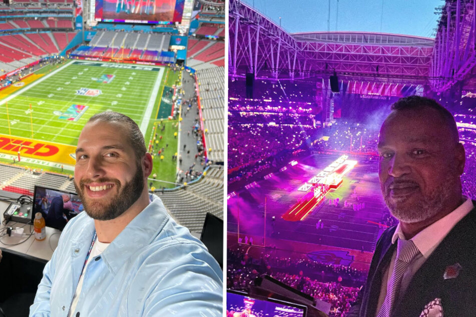 Ein Selfie aus dem Super-Bowl-Stadium durfte im Rahmen des größten Sportereignisses der Welt natürlich nicht fehlen.