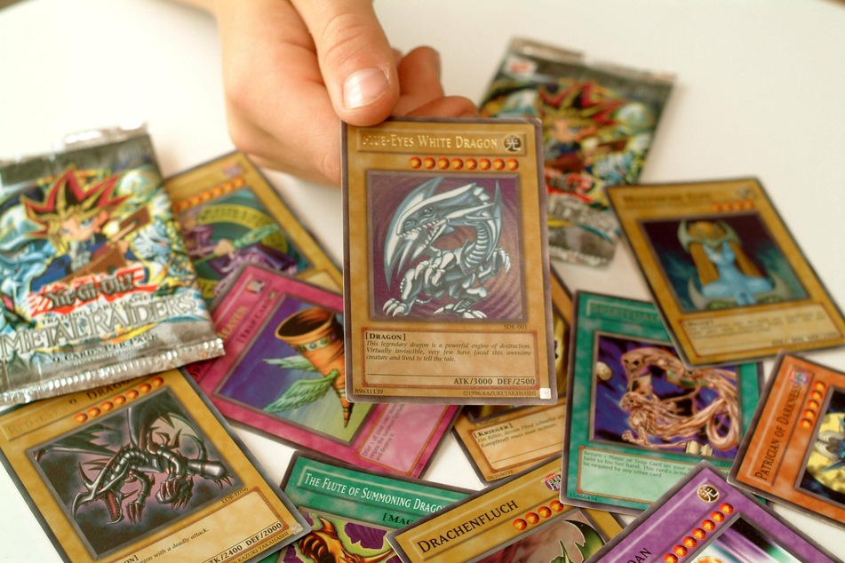 Old trading cards can be worth good money nowadays, but the bids for a Yu-Gi-Oh! card at an auction are beyond anything you've ever seen before! (Archive image).