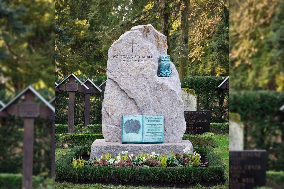 Das Grab von Wolfgang Schäuble wurde neu gestaltet.