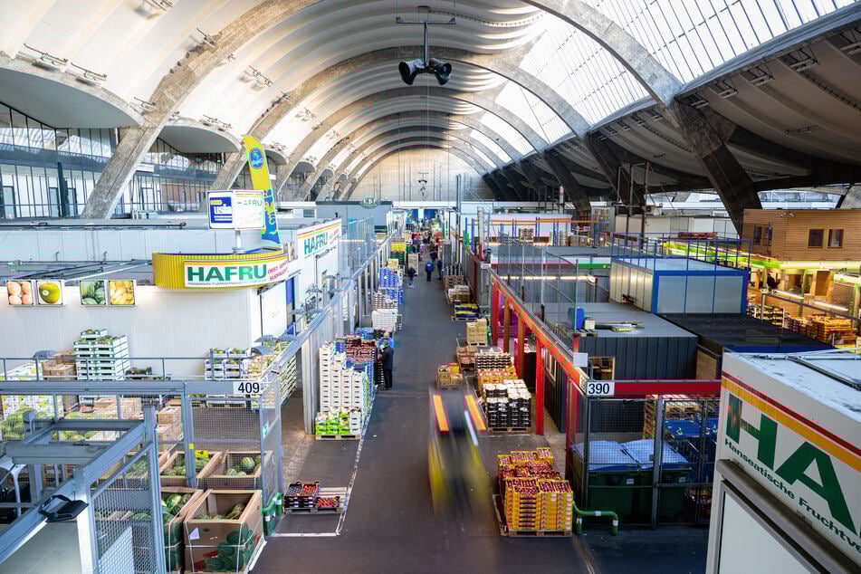 Am Mittwochmorgen hat es auf dem Gelände des Hamburger Großmarkts in Hamburg eine Razzia gegeben. (Symbolfoto)