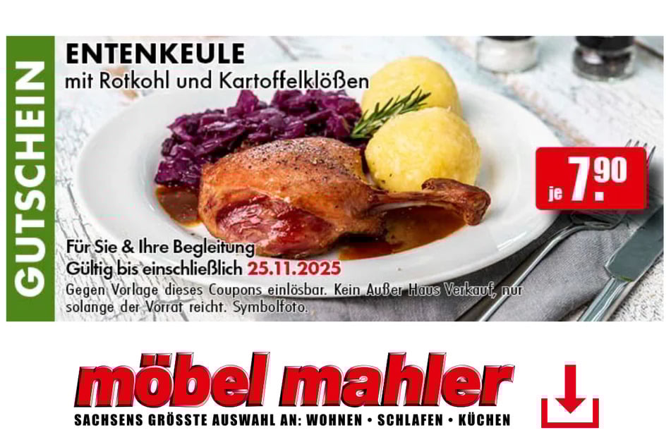 Hier klicken und den Restaurant-Coupon herunterladen.
