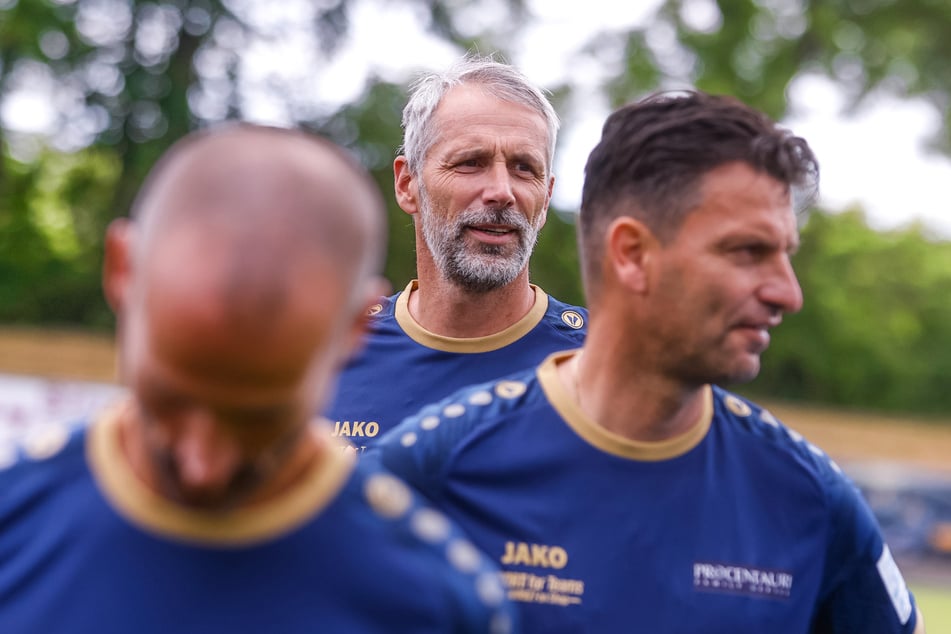 Marco Rose (49, M.) unterstützt das "Kick den Krebs"-Benefizturnier seit vielen Jahren. Ab 1. Juli wird er den AFC Bournemouth als Trainer übernehmen.