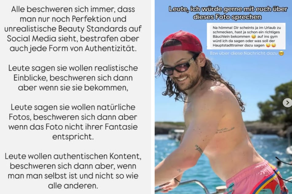 Mit seinem Statement sprach Riccardo Simonetti ein allgemeines Problem in den sozialen Medien an.