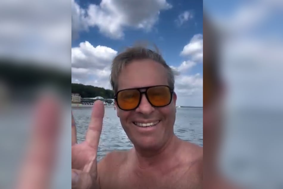 Hinnerk Baumgarten (58) sonnt sich gerne im FKK-Bereich.