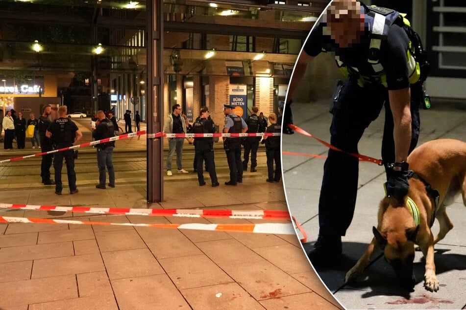 Dresden: Messer-Attacke am Postplatz: Mann schwer verletzt, Tatverdächtiger festgenommen