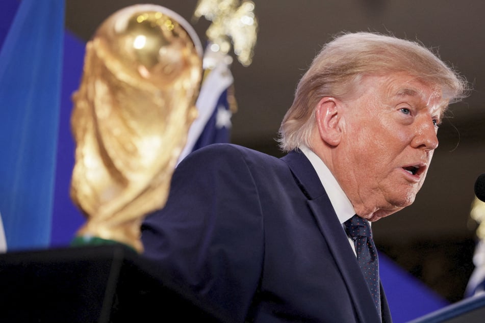 Donald Trump questioned England's decision to put their captain on defense during their ill-fated semi-final against Argentina.