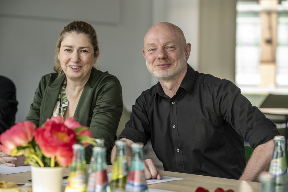 Die beiden Geschäftsführer Andrea Janke-Pier (52) und Stefan Schmidtke (55) widersprachen sich während der Projektvorstellung.