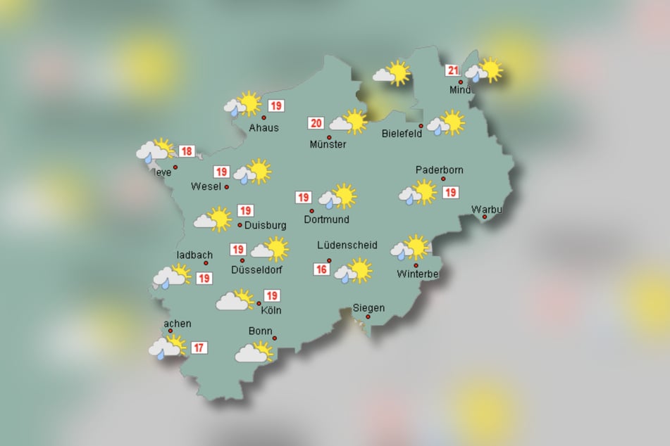 Das Wetter ist zum Wochenbeginn in weiten Teilen von NRW eher wechselhaft.