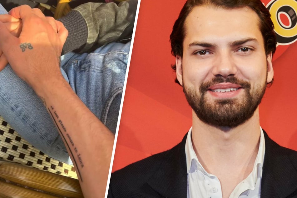 Jimi Blue Ochsenknecht (30) ließ sich ein neues Partner-Tattoo stechen.