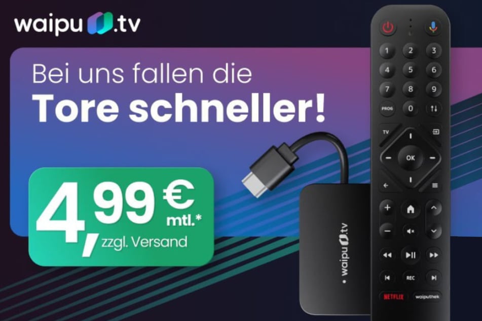Mit waipu.tv erlebt Ihr ab nur 4,99 Euro pro Monat einen ereignisreichen Fußballsommer 2026.