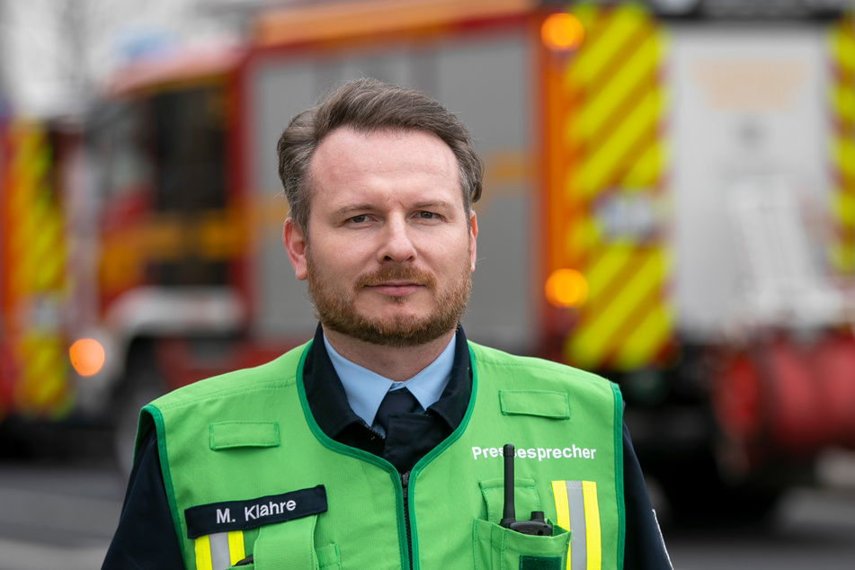 Feuerwehrsprecher Michael Klahre (43).