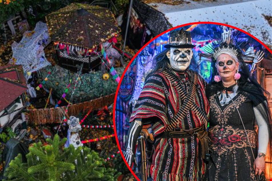 Eintritt frei: Familie verwandelt Zuhause in aufwendige Halloween-Kulisse