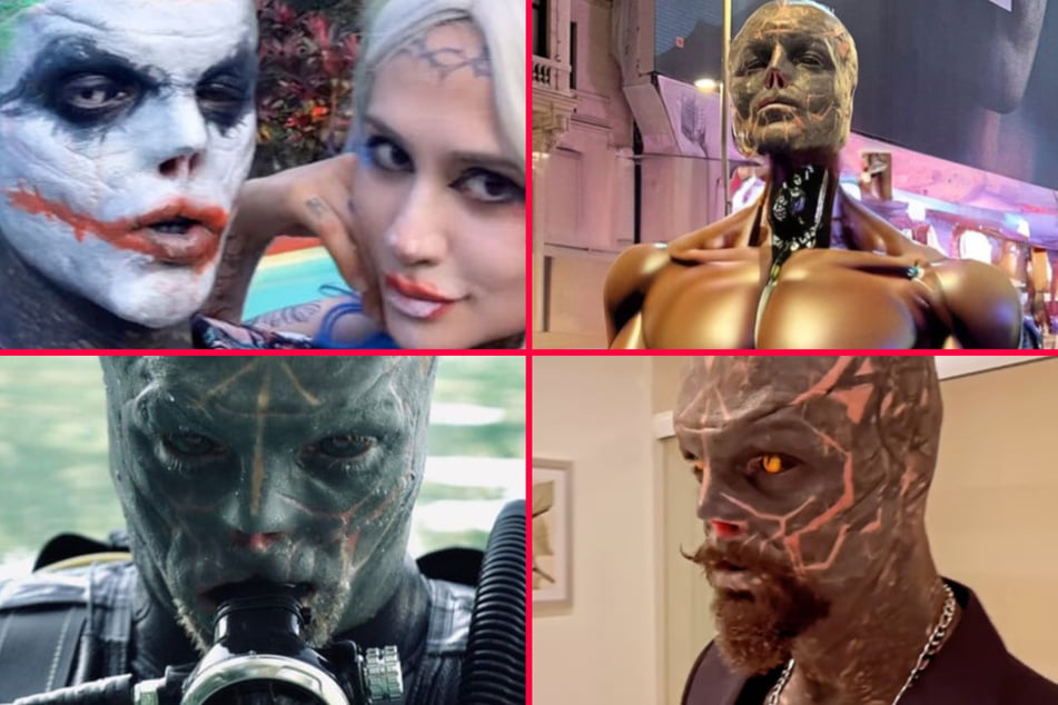 Tattoo and body modification addict Black Alien reappears on social media