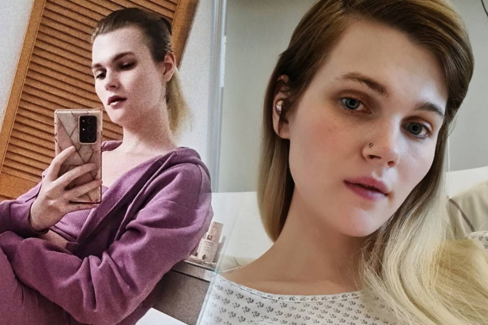 Fotomontage: Lucy Hellenbrecht (22) hatte mittlerweile ihre ästhetische Geschlechts-OP.