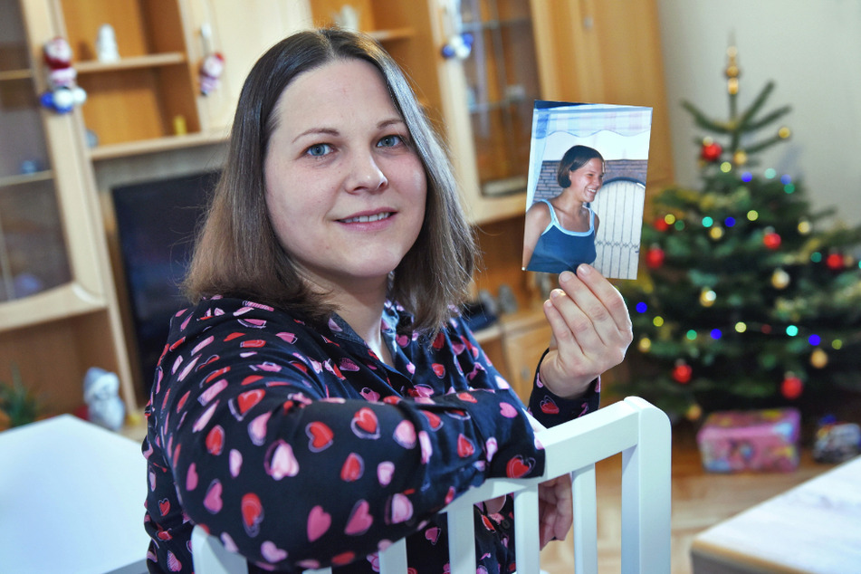 Nicole Heise (36) hat ihre Oma das letzte Mal gesehen, als sie 16 war. Im Foto sieht man, wie Nicole vor 20 Jahren aussah.