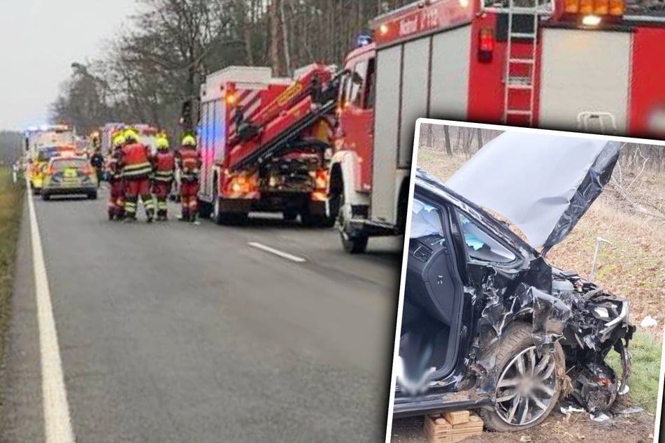 Senioren nach Crash schwer verletzt: Auto fährt in Graben und kracht gegen Baum
