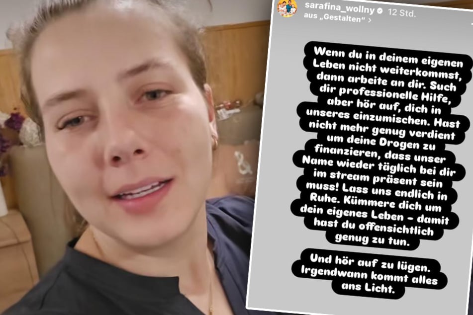 Sarafina Wollny (30) rügte Schwester Calantha (24) am Samstag in ihrer Instagram-Story.