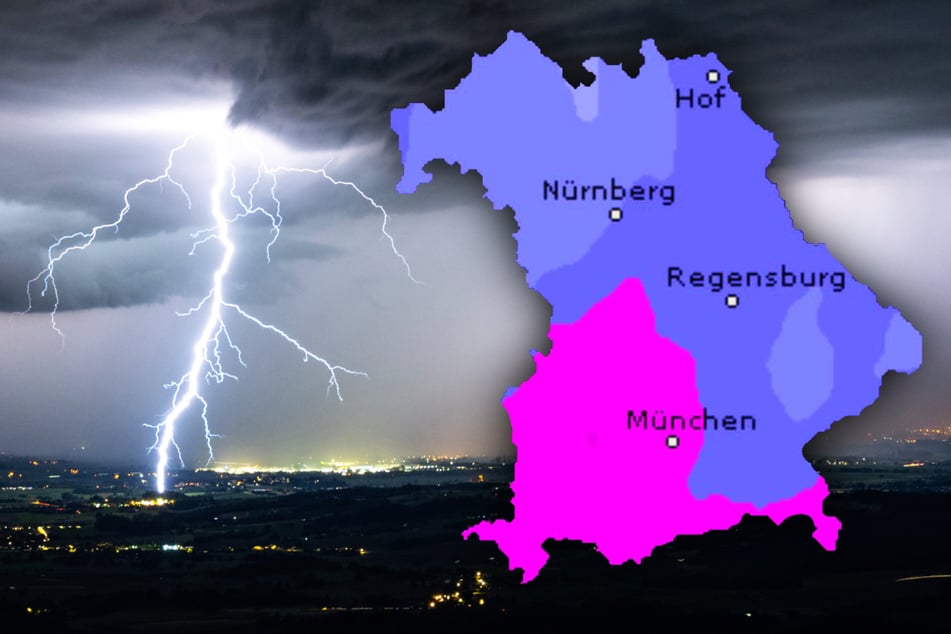 Das Wetter in München und weiten Teilen Bayerns hat es in sich - aber nicht im positiven Sinn.