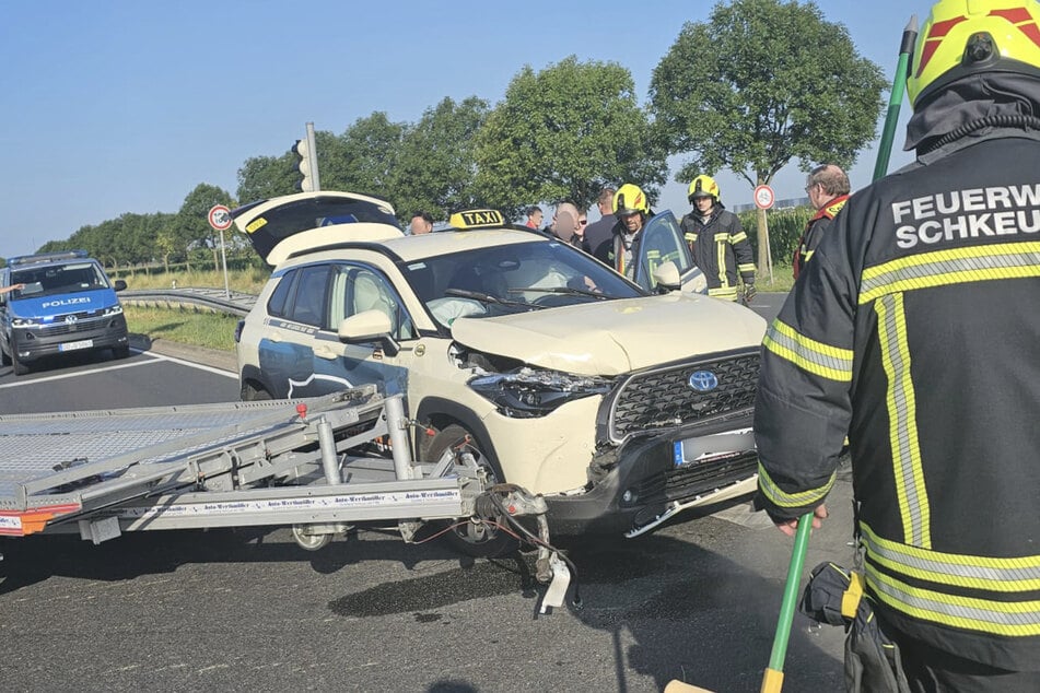 Auf der B6 krachte es am Samstagmorgen.