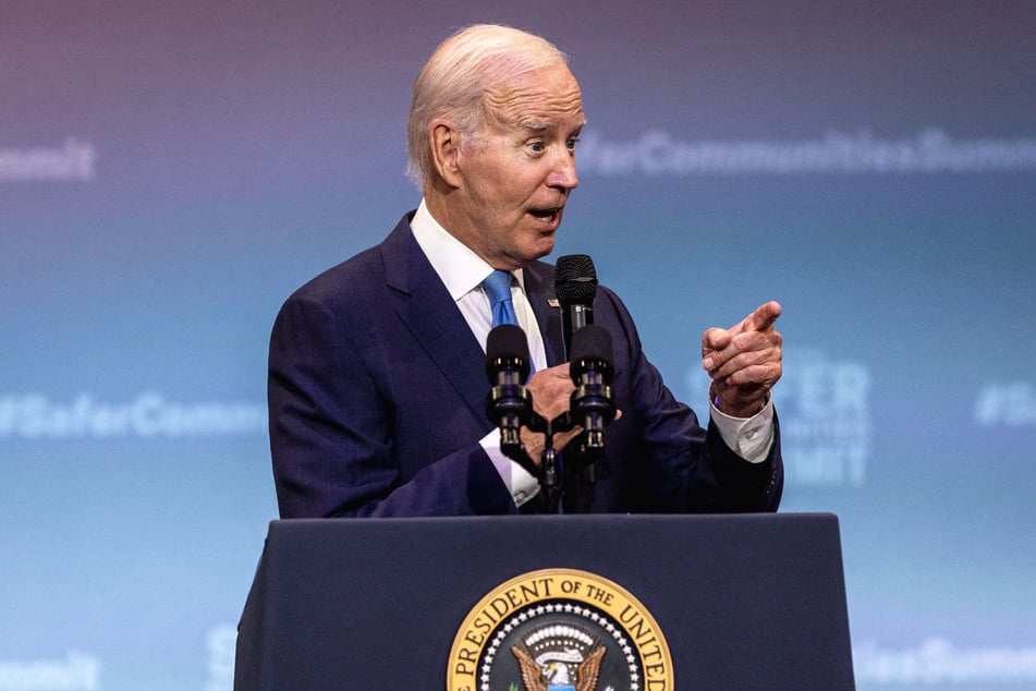 While speaking at an event on Friday, President Joe Biden left the audience confused after he ended his speech by saying "God save the Queen, man."