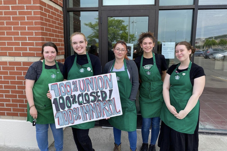 An NLRB judge has found Starbucks guilty of unlawfully closing a unionized store in Ithaca, New York.