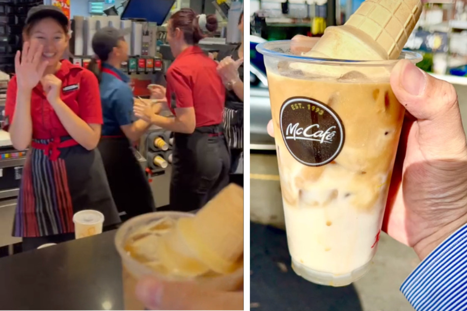 Ice cream cone or iced coffee - why not just have both together?