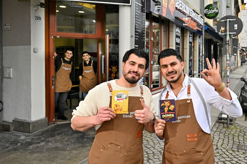 Die Cousins Ibrahim Yildiz (28, l.) und Abdulkadir Acioglu (28) freuen sich auf die Eröffnung.