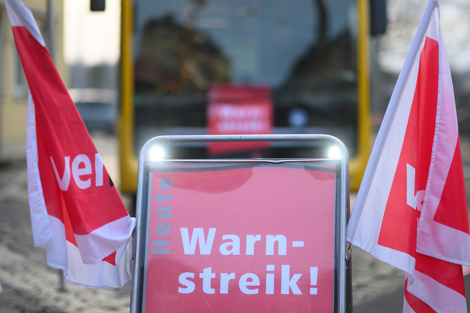 Der öffentliche Nahverkehr in Mitteldeutschland wird wieder bestreikt.