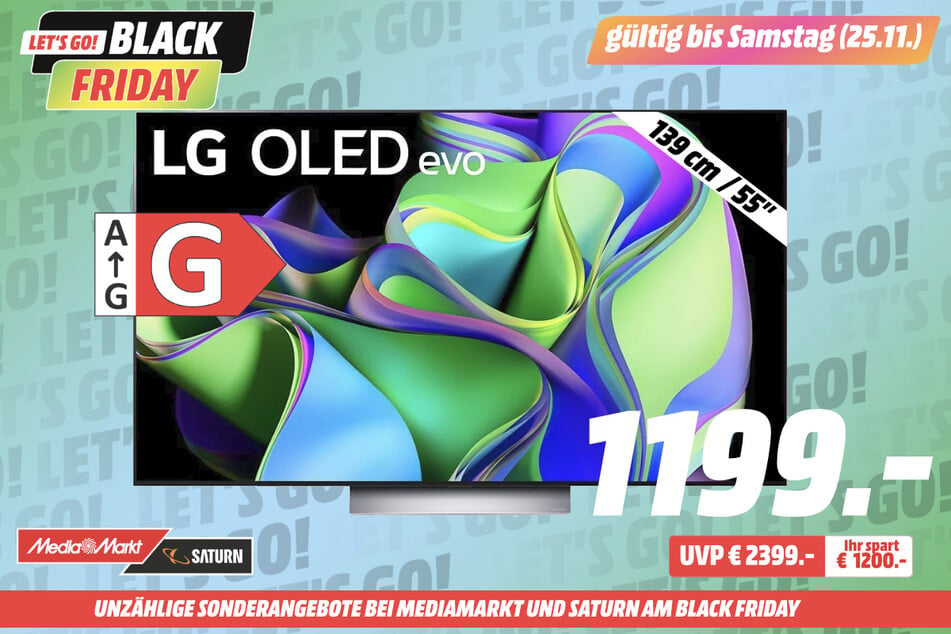 55-Zoll LG-Fernseher für 1.199 statt 2.399 Euro.