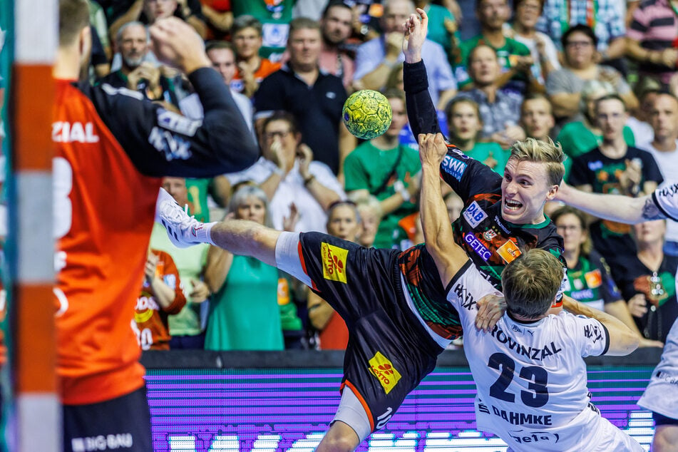 In dem Match zwischen dem SC Magdeburg und THW Kiel unterlagen die Elbestädter deutlich.