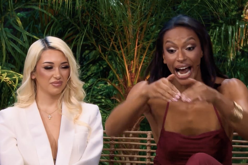 Im Studio kocht Cecilia Asoros (30, r.) Wut wieder hoch.