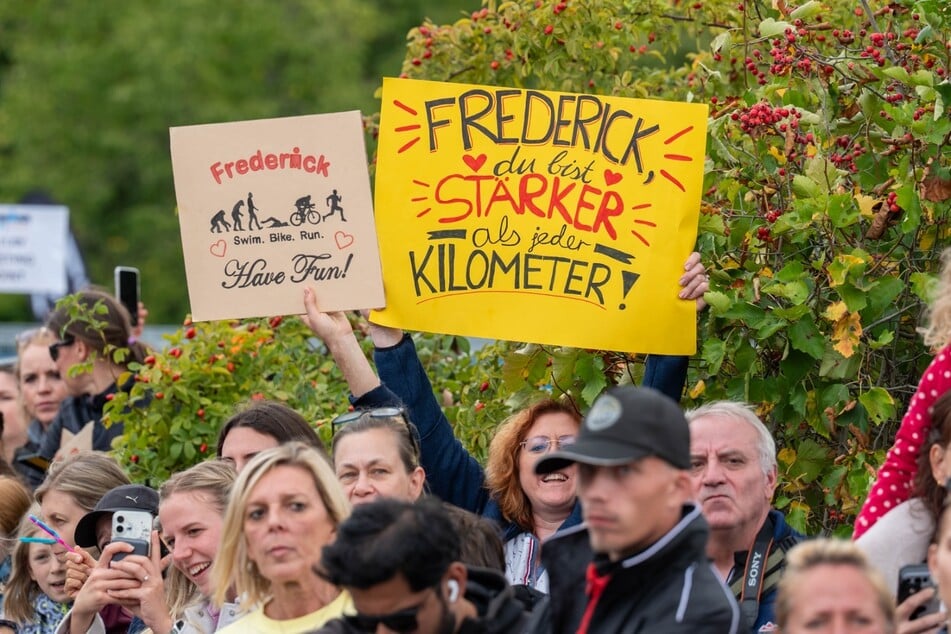 Zahlreiche Freunde und Familien unterstützten die Teilnehmer am Rande des Wettkampfs.