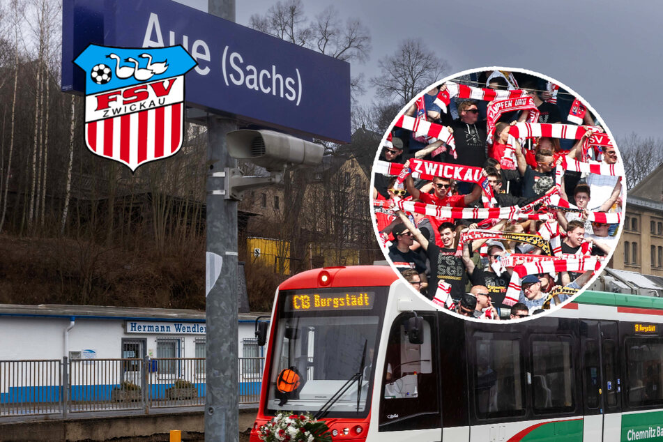 FSV Zwickau zieht mit 1700 Fans ins Erzgebirgsstadion ein