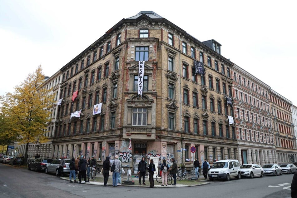 In der Einertstraße wurde am Mittwoch ein Haus besetzt.