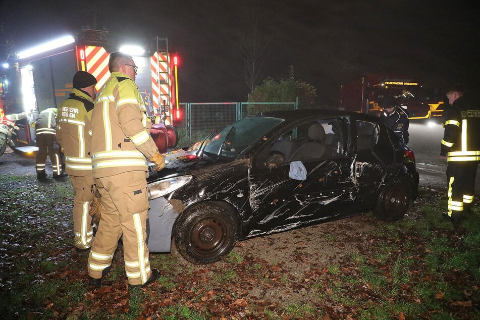 Der Peugeot 206 wies nach dem Unfall einen Totalschaden auf.