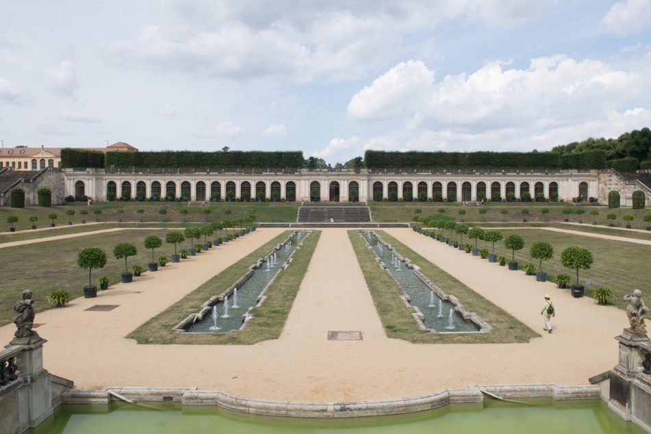 Kontraste: Der Barockgarten Großsedlitz würde Nachbar des IPO-Gewerbeparks. Auch das sehen viele Bürger kritisch.